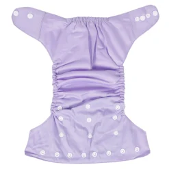Plain Purple Adjustable & Washable Diaper