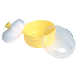 Plain Yellow Powder Puff