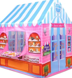 Playtime Foldable Tent House Cake Shop - Pink