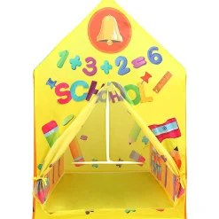 Playtime Foldable Tent House School Time - Multicolour