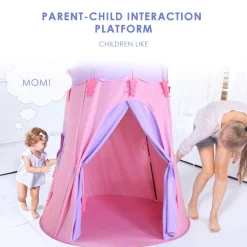 Playtime Foldable Tent House Star Teddy - Pink