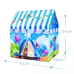 Playtime Foldable Tent House Circus - Blue