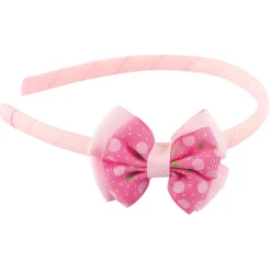 Polka Dot Pink Headband Set