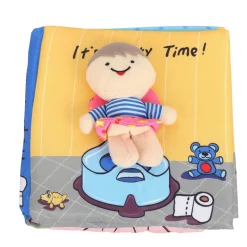 Potty Time Multicolour Activity Cloth Book