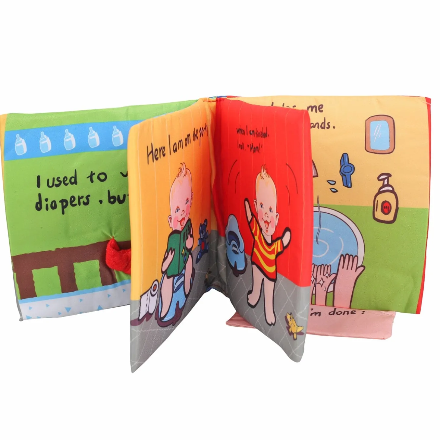 Potty Time Multicolour Activity Cloth Book