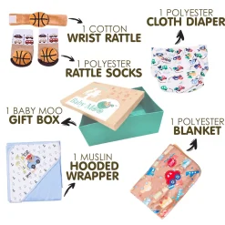 Premium Car Themed Unisex Gift Hamper 0-18 M