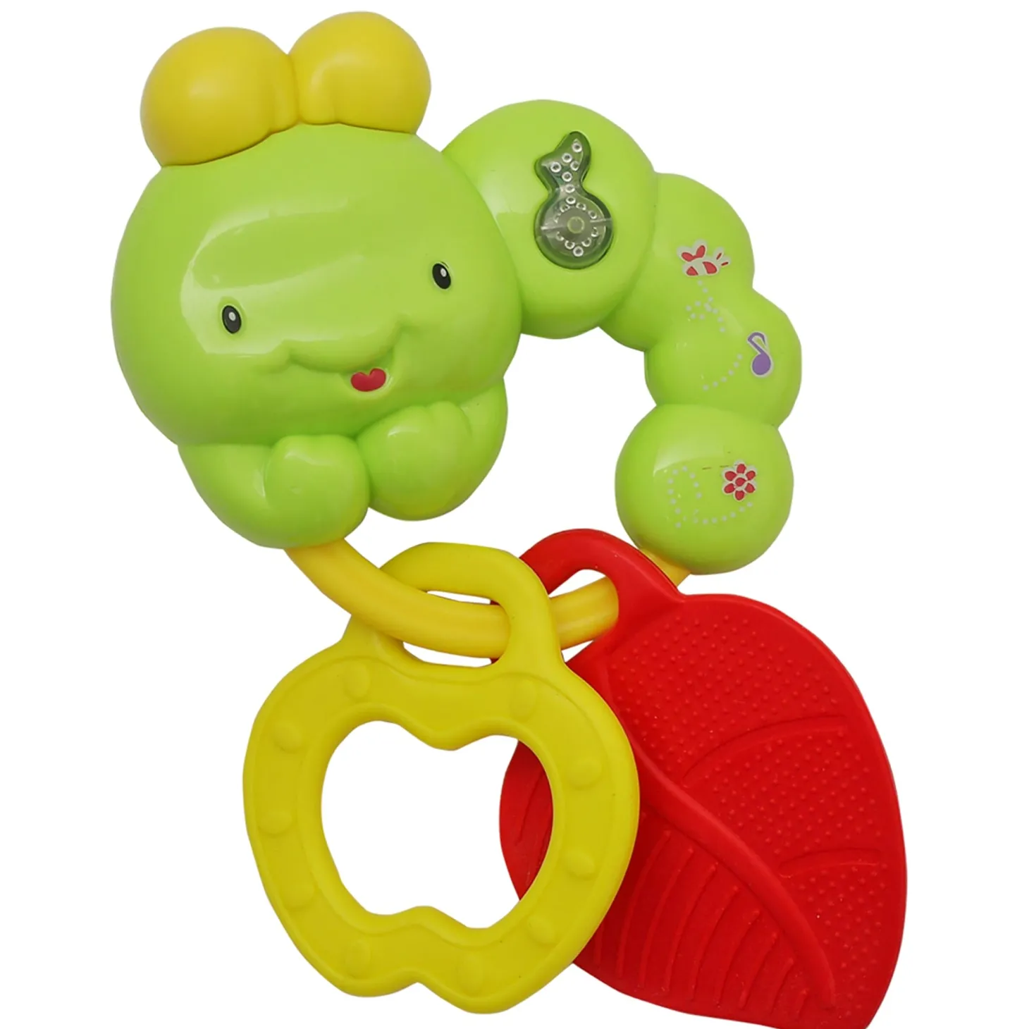 Premium Multicolour Set of 5 Musical Rattle Toys With Light
