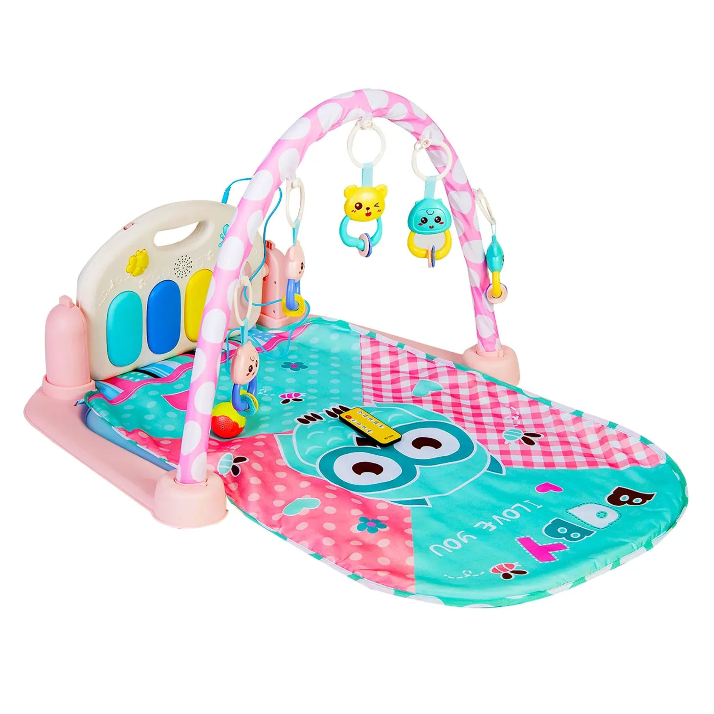 Premium Owl Blue Piano Activity Gym