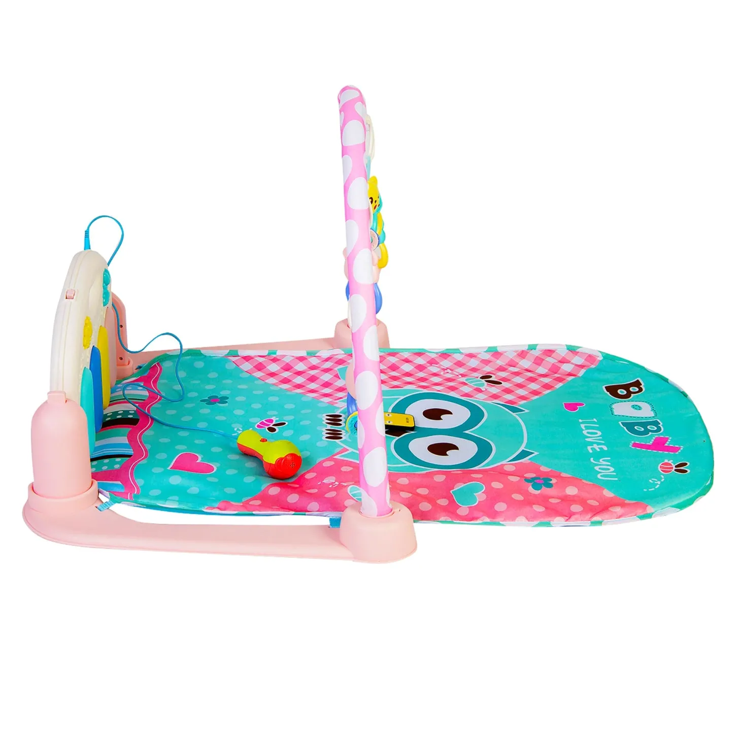Premium Owl Blue Piano Activity Gym
