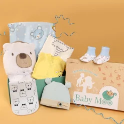 Premium Teddy Unisex Gift Hamper 0-18 M