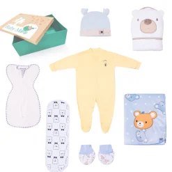 Premium Teddy Unisex Gift Hamper 0-18 M