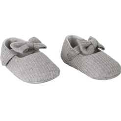 Pretty Bow Grey Booties