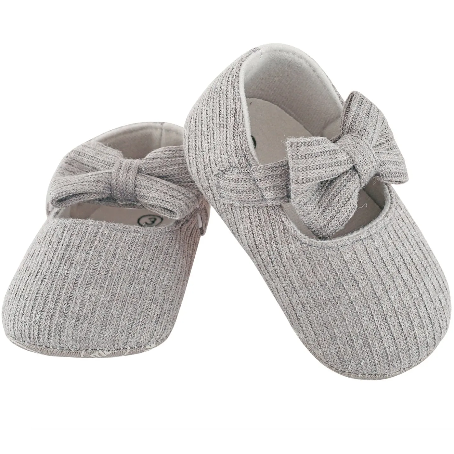 Pretty Bow Grey Booties
