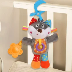 Puppy Love Multicolour Hanging Pulling Toy With Teether