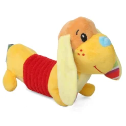 Puppy Yellow Soft Rattle Toy