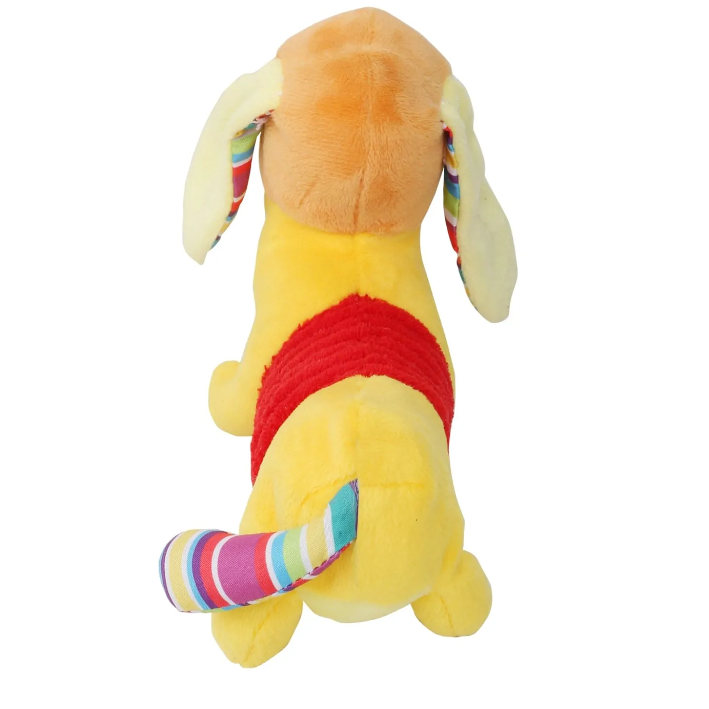 Puppy Yellow Soft Rattle Toy