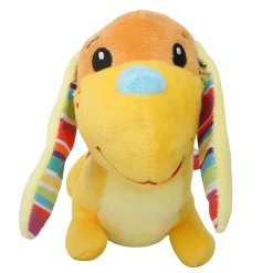 Puppy Yellow Soft Rattle Toy