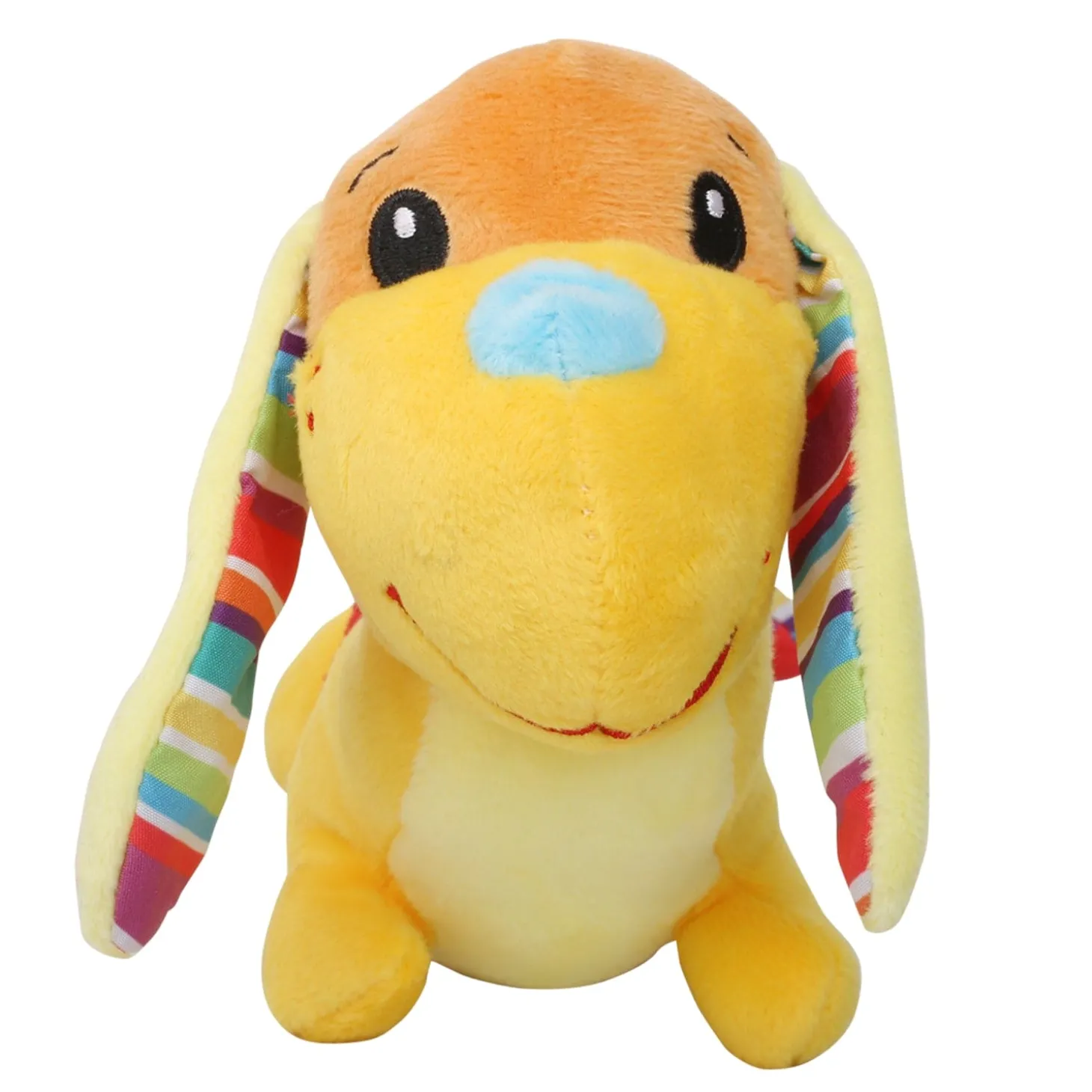 Puppy Yellow Soft Rattle Toy