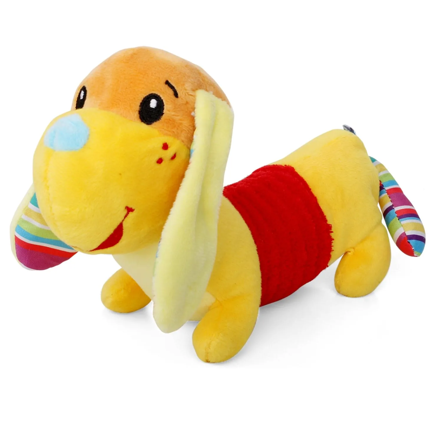 Puppy Yellow Soft Rattle Toy