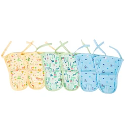 Rabbit And Bear Adventures Multicolour 6 Pk Padded Langot