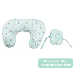 Rabbit Blue Feeding Pillow
