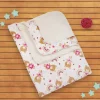 Rainbow Teddy White Double Sided Fur Blanket