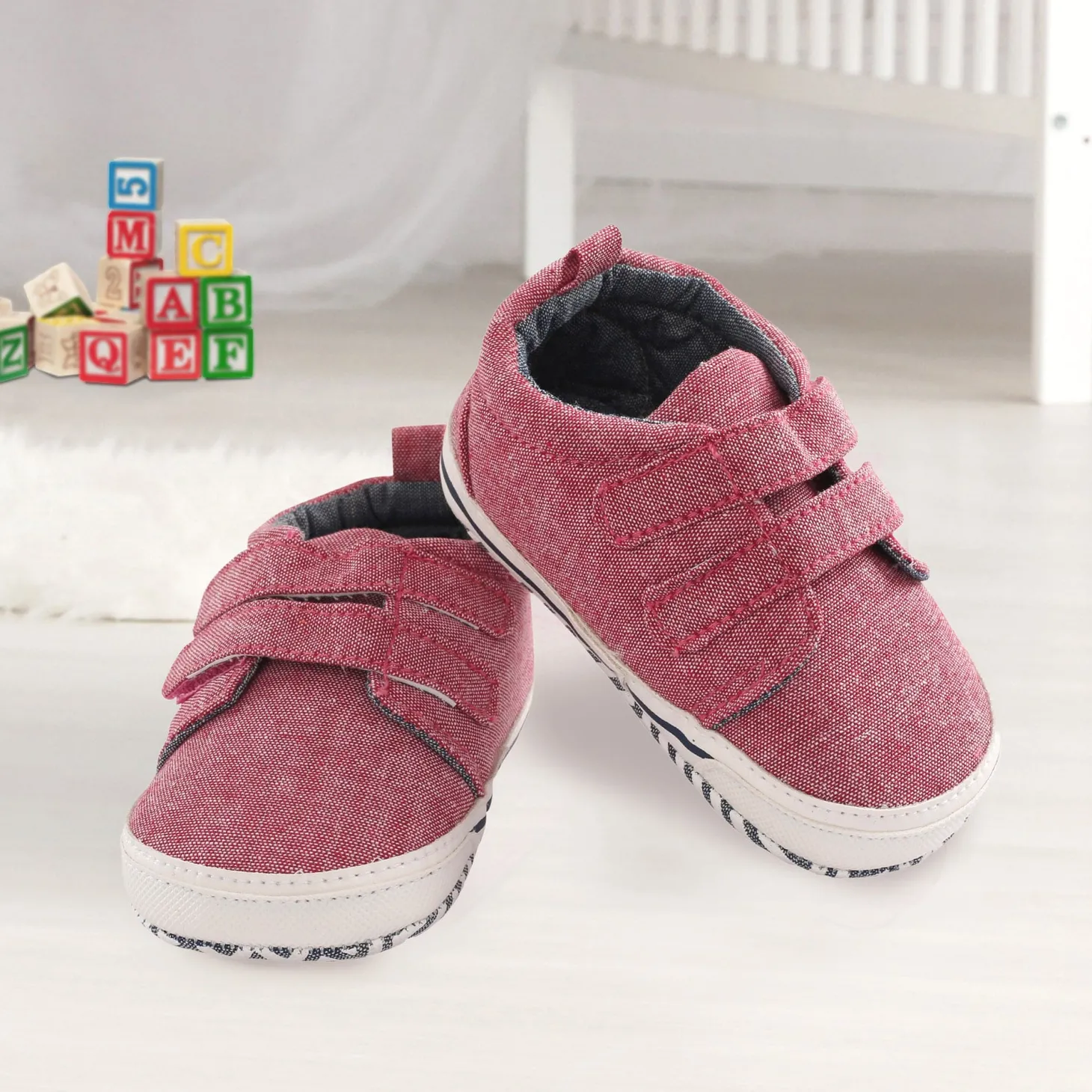 Red Casual Booties