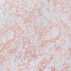 Rosy Cotton Breastfeeding Infant Nursing Cover Peach