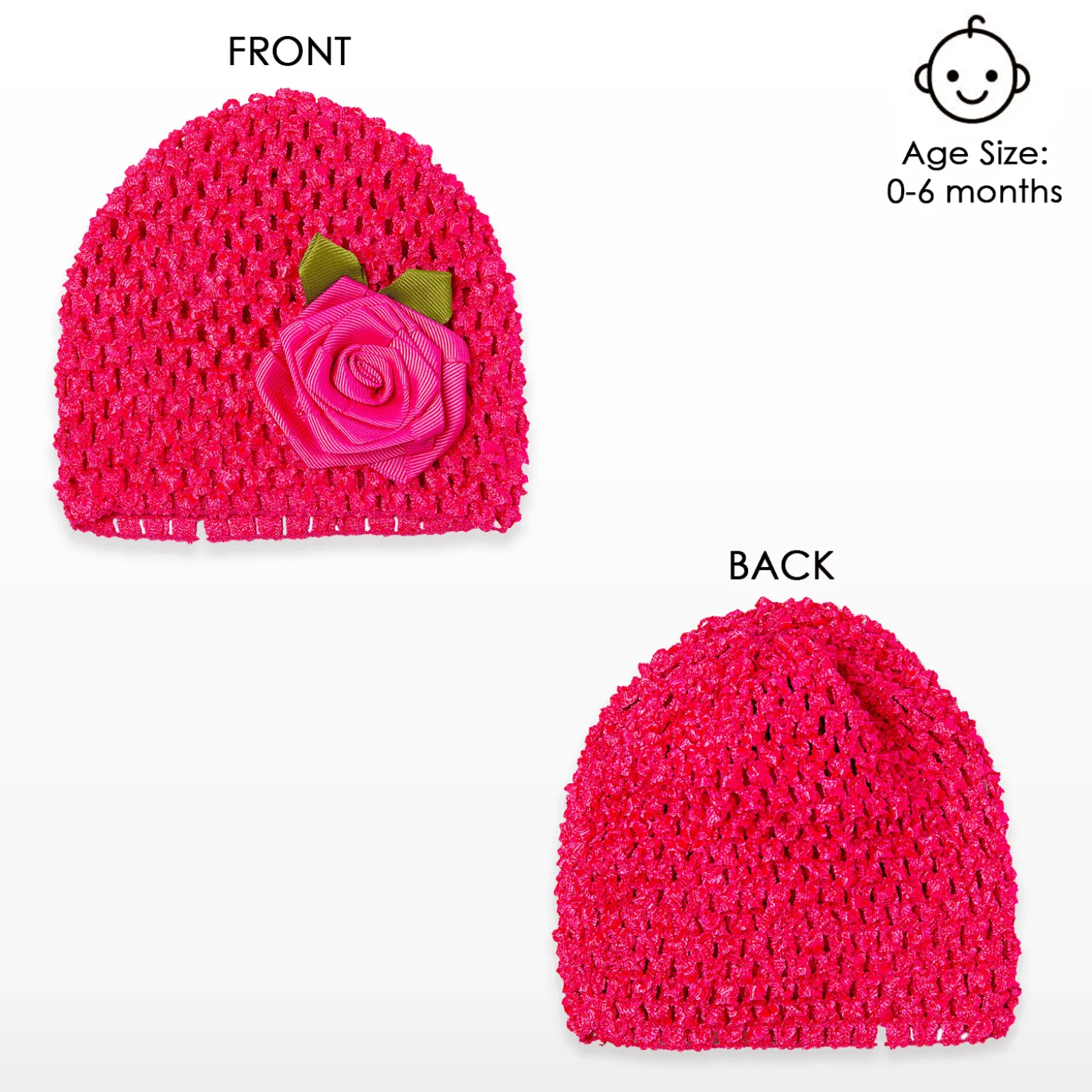 Rosy Pink Socks And Cap Set