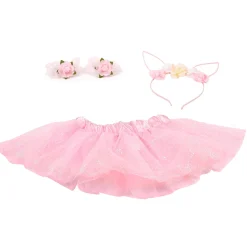 Rosy Princess Pink Tutu Skirt And Accessory Set