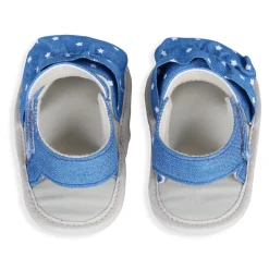 Ruffle Star Premium Girls Anti-Slip Sandal Booties - Blue