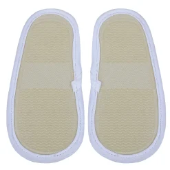 Ruffle Star Premium Girls Anti-Slip Sandal Booties - White