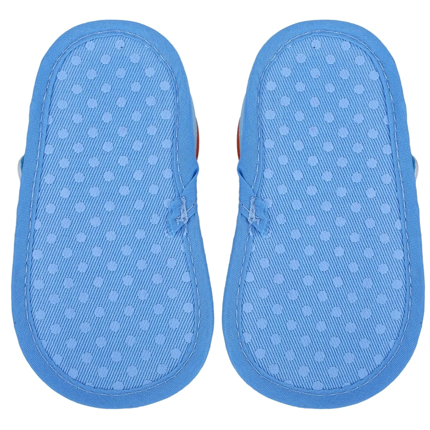 Shark Anti-Slip PU Leather Sole Sandals - Blue
