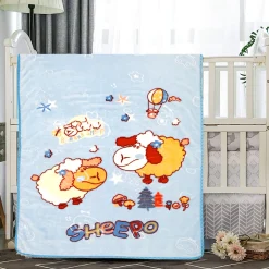 Sheep Blue Blanket