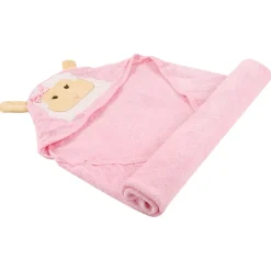Sheep Pink Hooded Towel