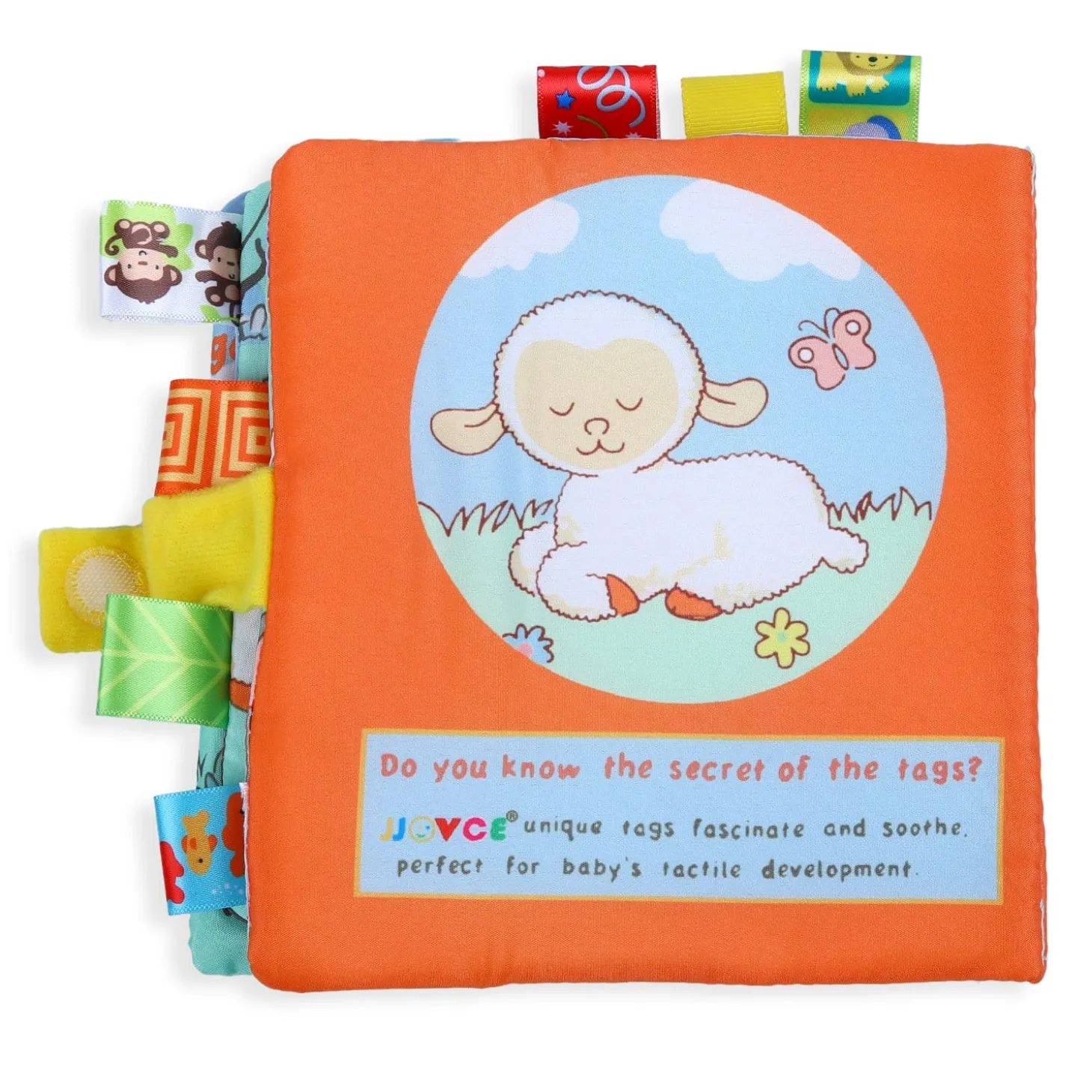 Sherbet’s Silly Farm Educational Learning 3D Cloth Book With Rustle Paper - Multicolour