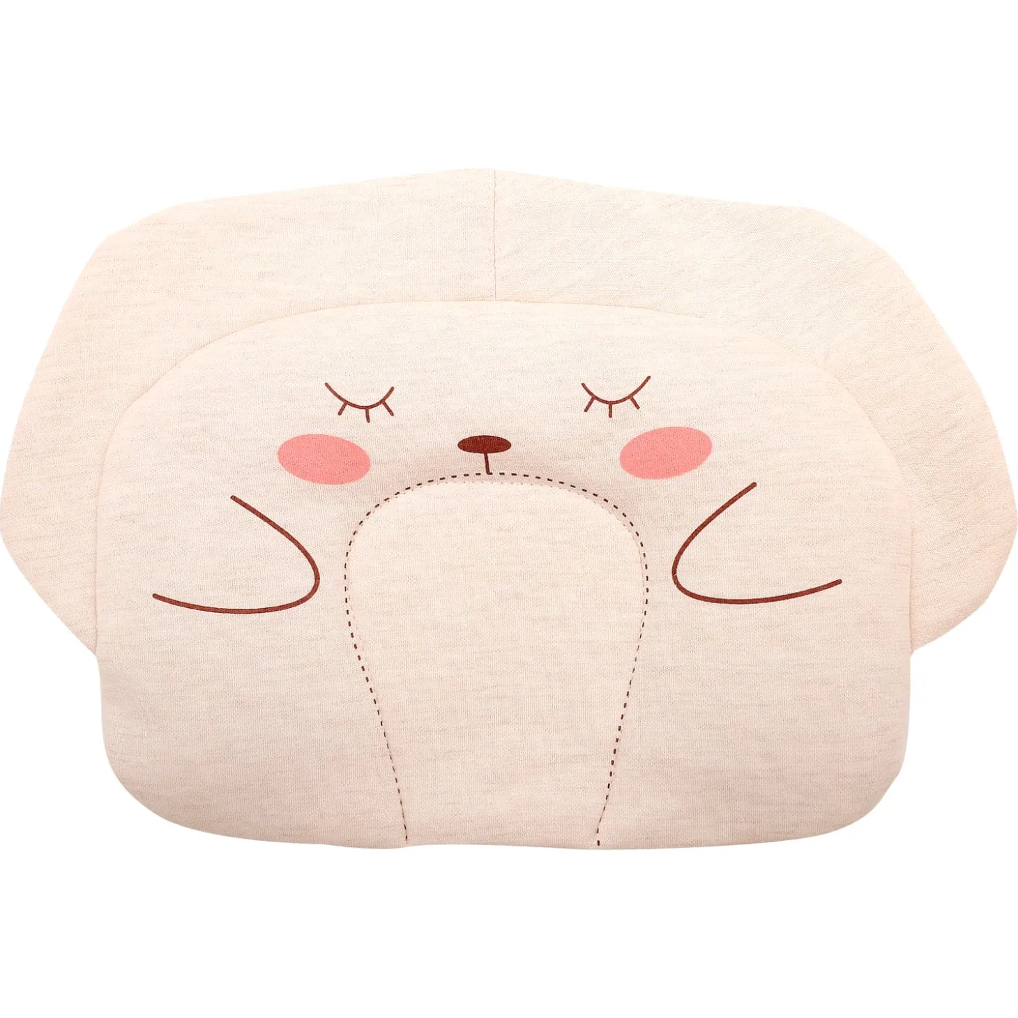 Sleepy Bear Cream Pillow