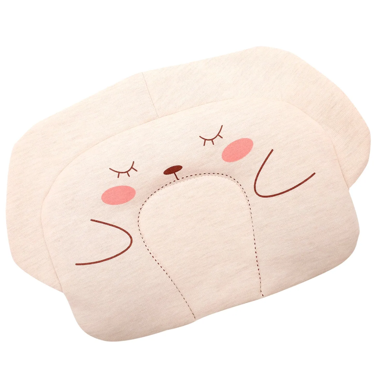 Sleepy Bear Cream Pillow