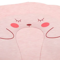 Sleepy Bear Pink Pillow