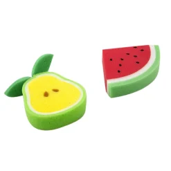 Sliced Fruit Multicolour 2 Pk Bath Sponge