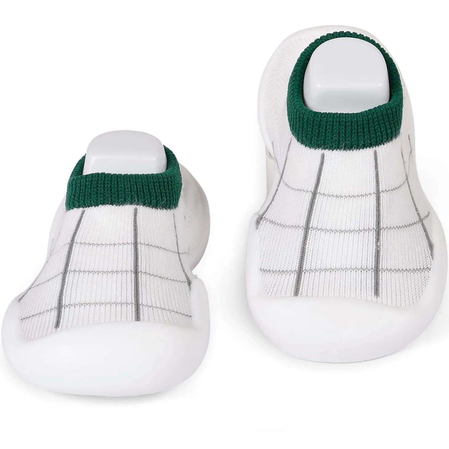 Slip-On Shoes Checked Green