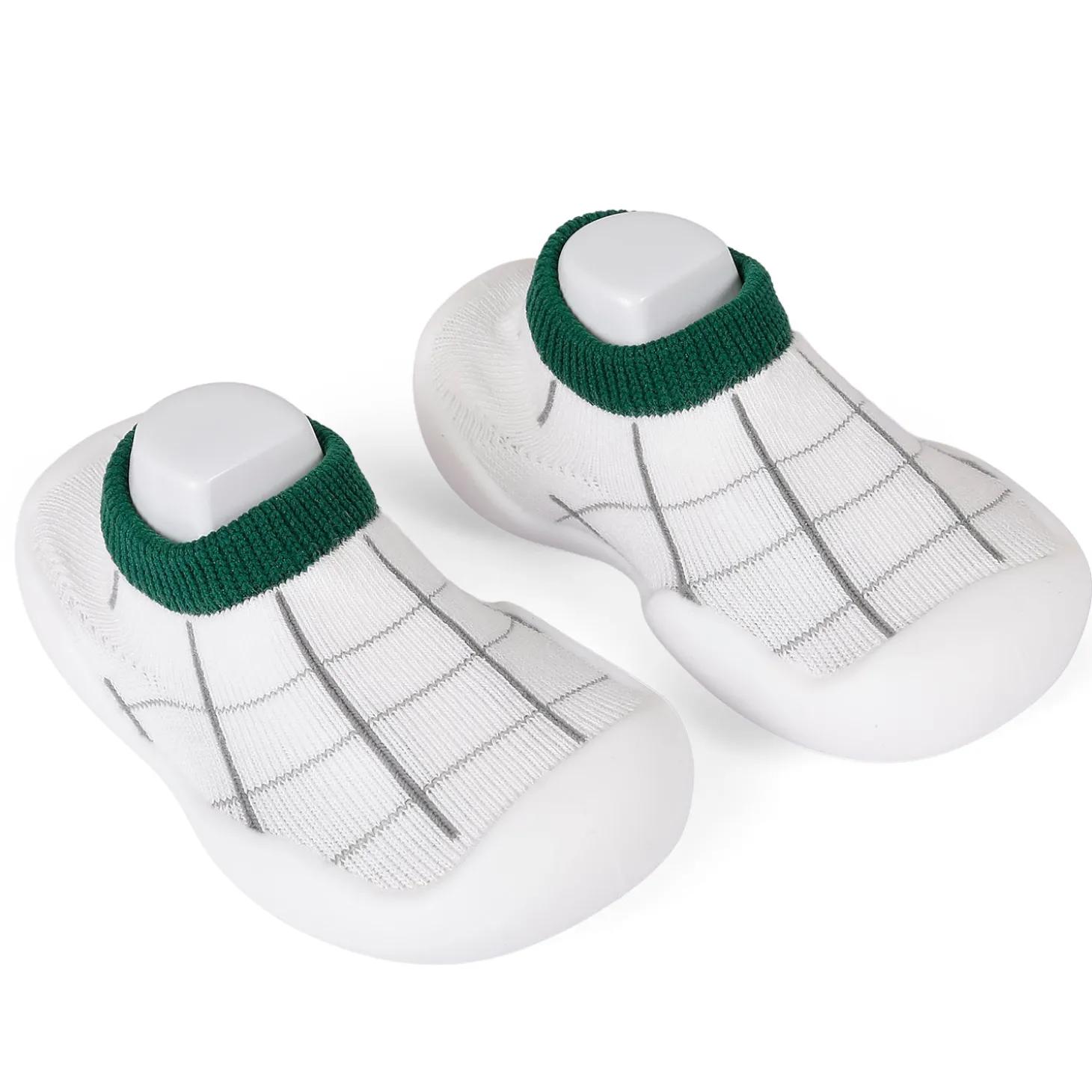 Slip-On Shoes Checked Green