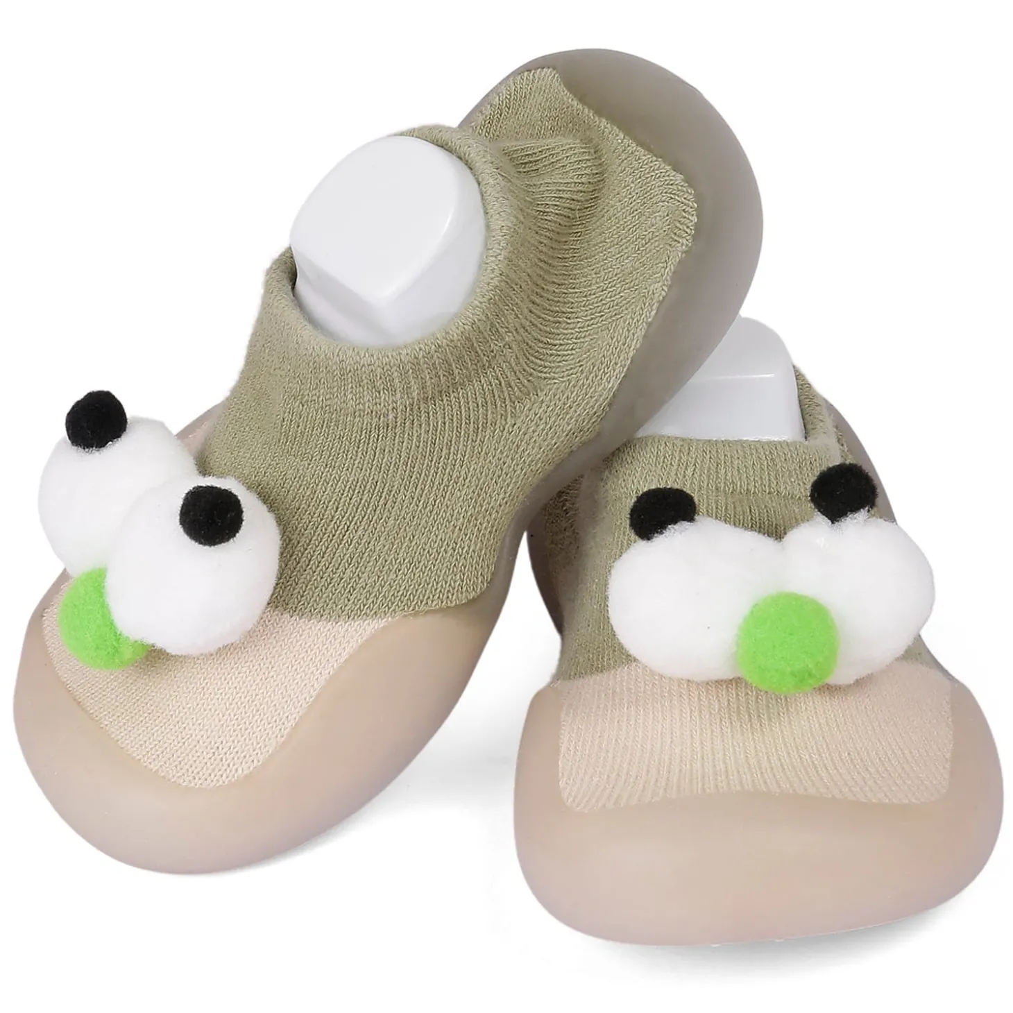 Slip-On Shoes 3D Eyes Green