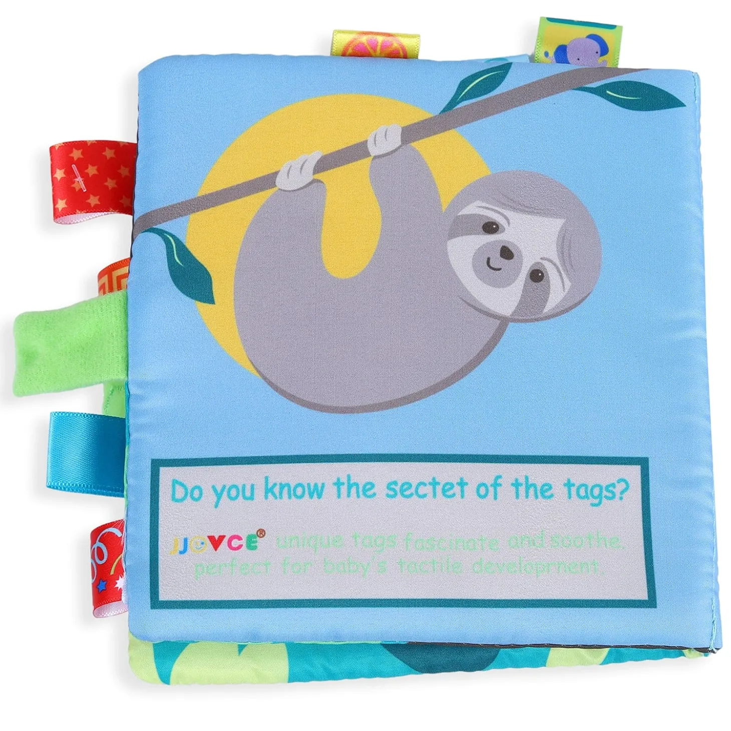 Sloth, Hurry Up! Educational Learning 3D Cloth Book With Rustle Paper - Multicolour