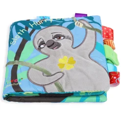 Sloth, Hurry Up! Educational Learning 3D Cloth Book With Rustle Paper - Multicolour