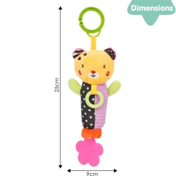 Smiling Star Purple Hanging Toy With Teether