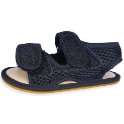 Solid Hookloop Comfortable Anti-skid Floater Sandals - Black