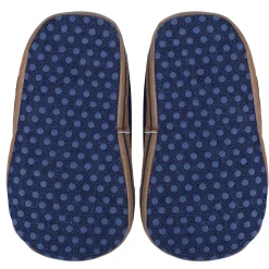 Solid Hookloop Stylish And Casual Denim Velcro Booties - Blue