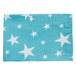 Star Cotton Breastfeeding Infant Nursing Cover Blue