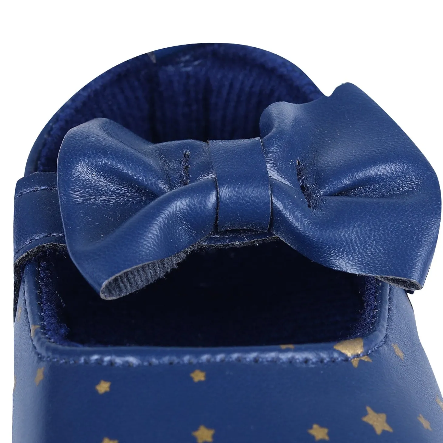Star Premium Girls Soft Anti-Slip Ballerina Shoes - Navy Blue